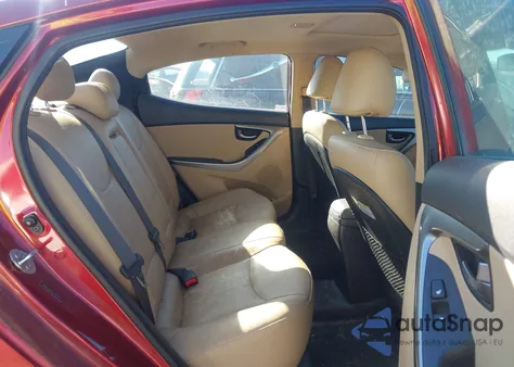 2013 Hyundai Elantra Limited z USA, uszkodzony, nr VIN 5NPDH4AE6DH351371